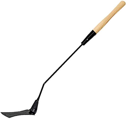 KYLIN 42'' Serrated Grass Whip with Toon Wood Handle
