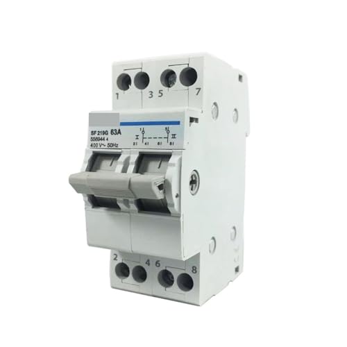 Commutateur de transfert manuel double puissance 2 pôles 40A modulaire - 4