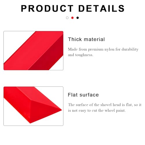 Image of DXNQ Chisel Scraper, Non-Marring High Impact Resistant Nylon Razor Scraper Remover Tool, Super Grip Wheel Weight Remover, Wheel Weight Scraper Tool for Removes Debris Adhesives Paint