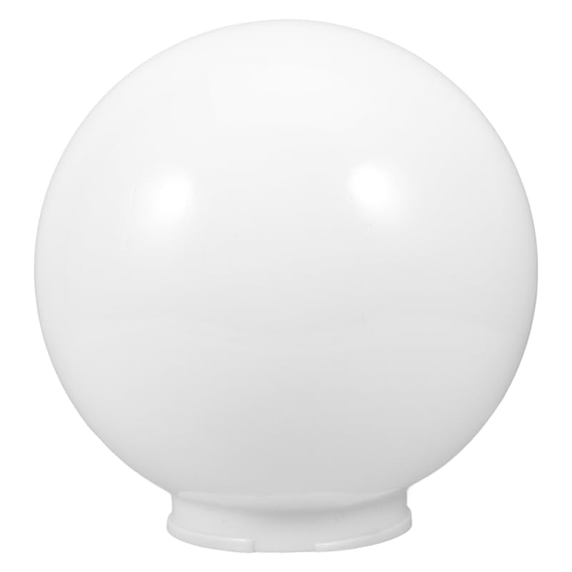 Pantalla De LáMpara AcríLica EsféRica 11.81In Cubierta De Luz De Globo Repuesto Para JardíN Exterior Y Patio DecoracióN Moderna