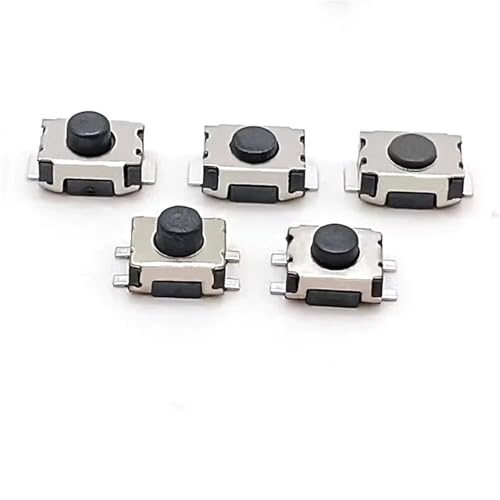 Interruptor pulsador táctil momentáneo 3x4x2 mm 2 pines de repuesto micro switch 2
