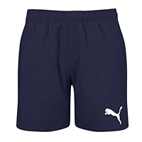 PUMA Jungen Medium Length Shorts Swim Trunks, Navy, 164