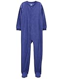 Carter's Big-Boys' 1 Pc Micro Fleece Footed Blanket Sleeper (US, Age, 7 Years, Bear Burn out)