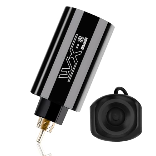 Dragoart WX-3 Plus 1450mAh Wireless Tattoo Power Supply for Tattoo Machine, 5-12V Ring Switch, LED Digital Display Battery Pack