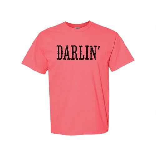 Darlin’ T-Shirt- Country Girl Shirt with Vintage Western Design-Celebrate Your Cowgirl Spirit at Concerts