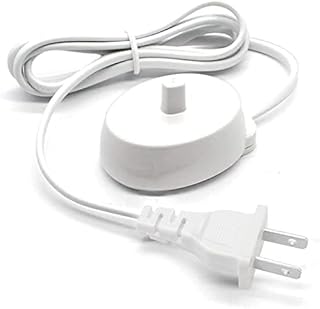 Charger for Oral-B Electric Toothbrush Base Model 3757, Replacement Braun Oral b Pro 300 400 500 1000 2000 3000 iO Series 3 4 5 6 Portable Travel IP67 Waterproof Inductive Charging Power Cord