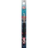 Silber Prym 14 cm x 4,50 mm Häkelnadeln für weiche Wolle, Aluminium Silber