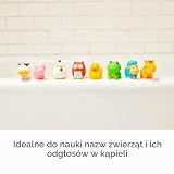 Munchkin Floating Farm Animal Themed Rubber Bath Squirt Toys for Baby, Pack of 8