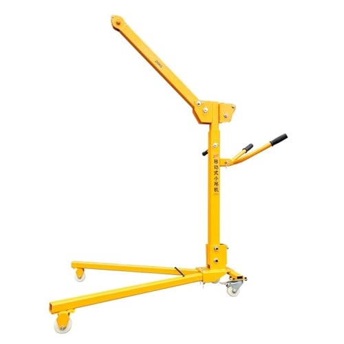 Mobile Small Crane, Foldable Hand Crane, Household Electric Lifting Hoist MINGPING(500kg only frame)