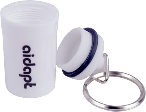 Pill Box Keyring, Dispenser, Container, Case, Tablet Box, Organiser for those who take Tablets on a Daily Basis Store on Keychain Easy to Open Perfect for Travel