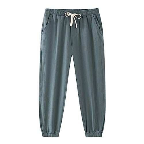 Pantalon en lin homme léger idéal pour vos journées à la plage et soirées d'été décontractées