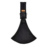 VIDSTW Portable Porte Bebe, Réglable Echarpe de Portage Bebe, Latéralement Echarpe de Portage, Respirant Sling Bébé pour Nouveau Nés et aux Nourrissons Jusqu'à 20 KG (noir pur)