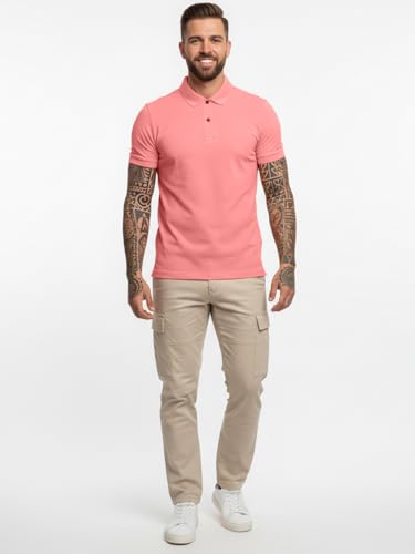 Image of LEOTUDE Men's Matty Regular Fit Polo T-Shirt for Man