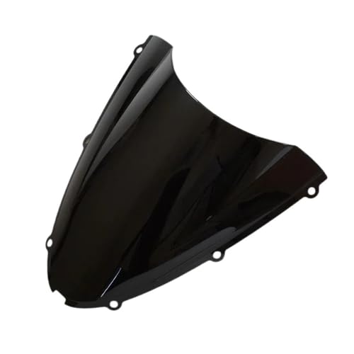 XKCMGSI Motorfiets winddeflector zwart ABS Double Bubble voor Kawasaki voor Ninja ZX6R ZX636 2005-2008 glazen spoiler afdekking