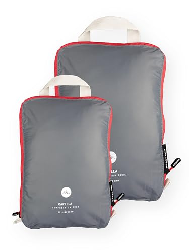 NORDKAMM Profi Packing Cubes Compression, ultraléger, imperméable, en Robic Performance Nylon, organisateur de valise durable