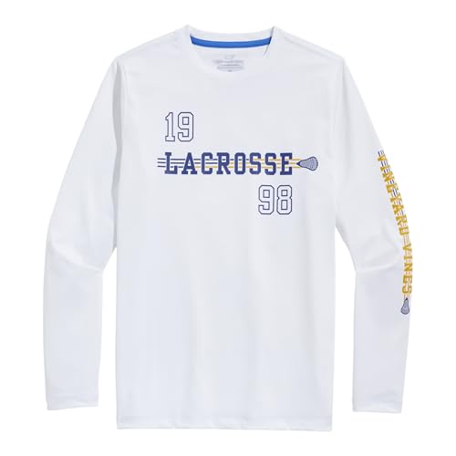 vineyard vines Boys Boys' Lacrosse 1998 Long-Sleeve Harbor Tee
