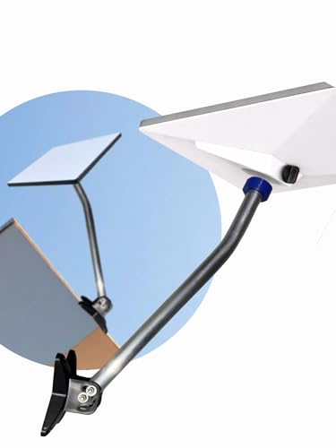 Suporte Articulável para Starlink Mini, Rotação 360 graus, Alumínio, 52 cm, Fixação em Telhado ou Parede