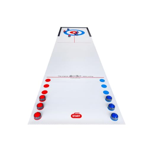 Stanlord Curl2Play 6950233 jeu de société curling intérieur tapis de glisse