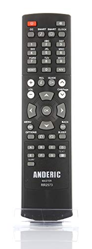 Anderic Rr2573 For All Philips/Magnavox Tvs - Master/Setup Remote - No Programming Required - Substitute For Philips Rc2573Gr, Rg4172Bk, 22Av8573/00 #TOP2