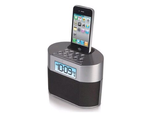 iHome iP23GVC Dual Alarm Iphone/ipod (Gunmetal)