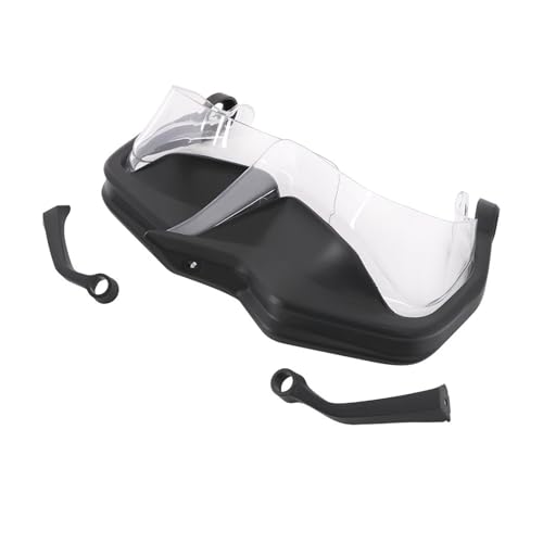 Protection mains moto avec bouclier pare-brise transparent BMW