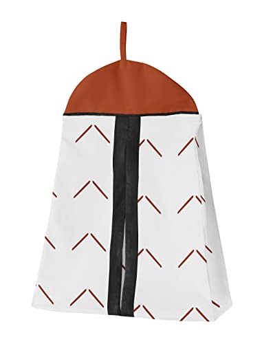 Sweet Jojo Designs Mod Dino Baby Boy Girl Nursery Crib Bedding Set - 4 Pieces - Orange Tan Rust Taupe Mustard Yellow Beige Brown Black Modern Dinosaur Boho Dinosaurs Arrow Chevron Herringbone Neutral #TOP4