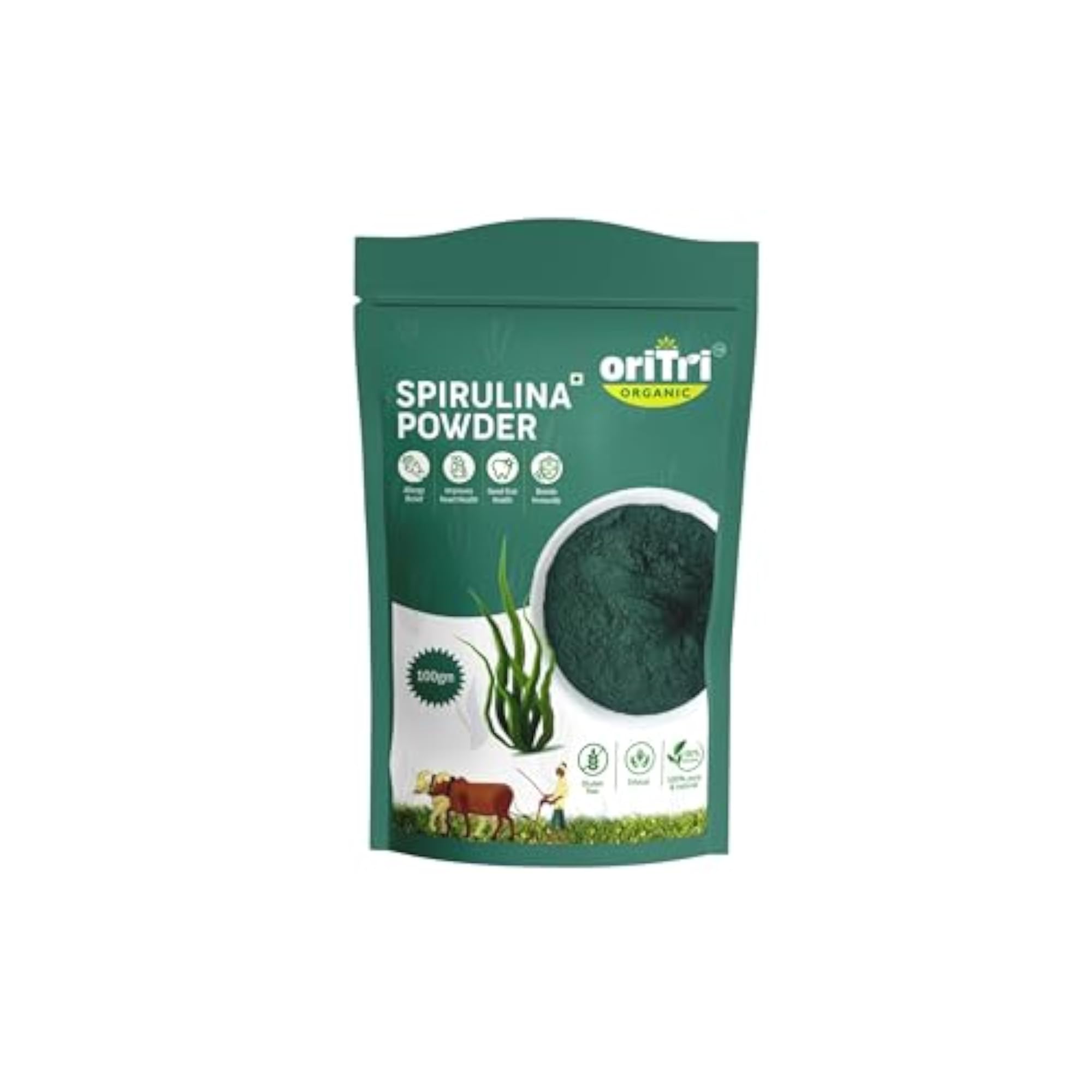 Organic Wellness Duo: Spirulina & Pomegranate Seed Combo Pack