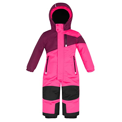 Killtec Kinder Skioverall 38469-437 wasserdicht 10.000 mm Wassersäule - neon pink /orchideee - Größe 92