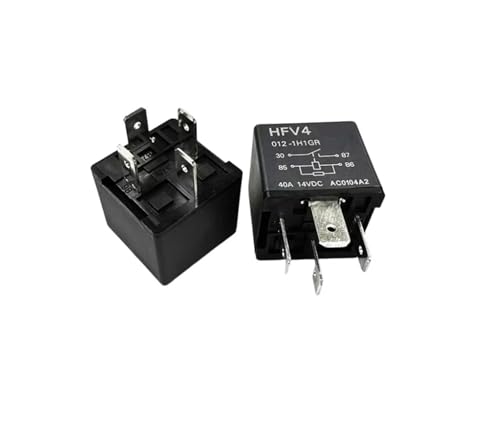 Relais HFV4 012-1H1GR 12VDC 40A pour circuit automobile de puissance - Lot de 5
