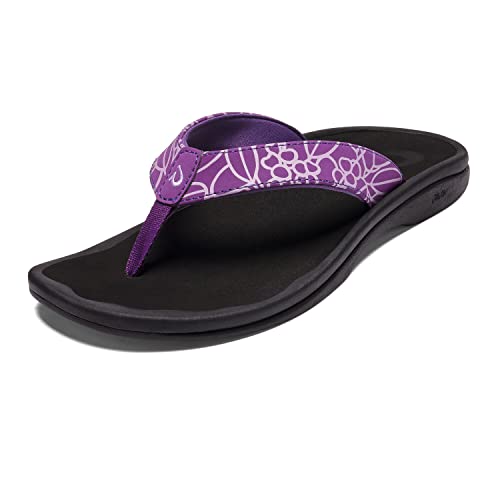 Image of OLUKAI Ohana Women's Sandals, Water Resistant Flip Flops with Arch Support, Lightweight Comfort for Beach & Travel, Enhanced Traction for Wet Surfaces