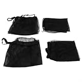 Auto-Seiten-Sonnenschutz für Privatsphäre und UV-Schutz, atmungsaktiver Netzvorhang, passend für die meisten Fahrzeuge, 4-teiliges Set, große und kleine Größen (klein)