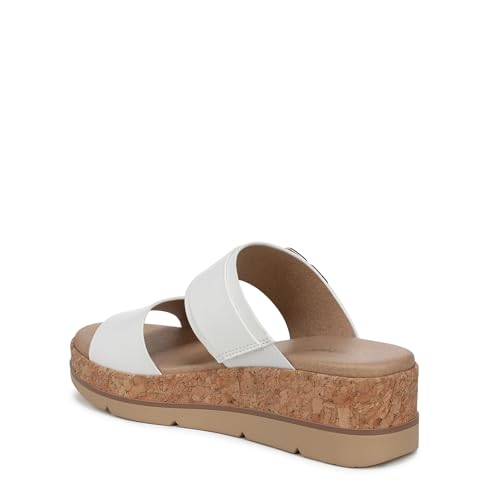 Dr. Scholl's Womens Once More Slide Sandal White 11 M - image 9