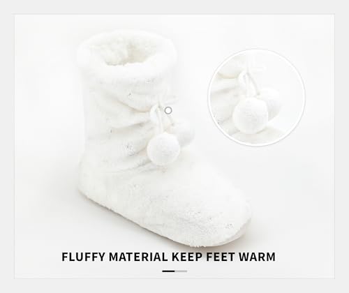 Image of Panda Bros Women's Bootie Slipper Socks, Non-Slip Gripper House Socks