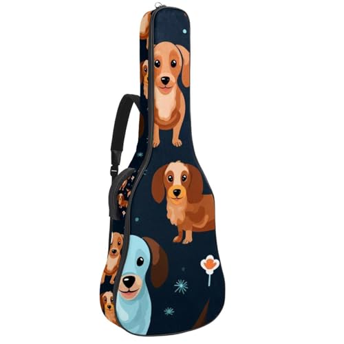 Sac pour guitare acoustique à couche en éponge pour éviter les chocs