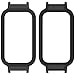 (2 PCS) Senter Case Cover for Xiaomi Band 9 Active case,Hard PC Case Ultra-Thin Bumper Overalltective Cover for Redmi Smart Band 3 Smartwatch