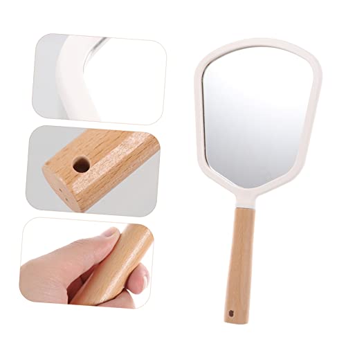 Espejo portátil de mano PRETYZOOM para maquillaje y viaje miniatura 3