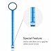Famolay Lube Applicator for Women Man, 2PCS Injector with 10ml Scale Smooth Rounded Cap, Reusable, Easy to Clean