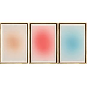 SIGNWIN Framed Canvas Print Wall Art Yellow, Red...