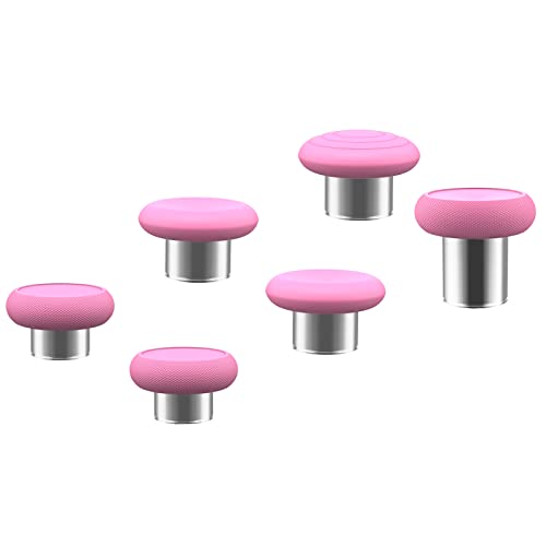 Image of Metal Thumbsticks Replacement for Xbox One Elite Controller Series 2 Model 1797 - Thumb Sticks Kits for Elite Series 2 Core Controller (6-IN-1-Pink)