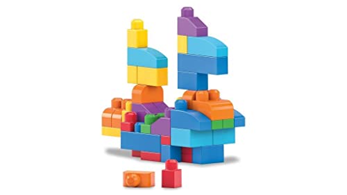 Mattel Mega Bloks Gros Sac de Construction - Mega Bloks Gros Sac de Construction, Jeu de Construction, Multicolore, 1 année(s), 80 pièce(s), Garçon, 5...