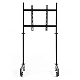 Anman Racing Pro Visualizer Display Stand Fit for Round Tube Racing Simulator Cockpit,Supports 24 to 55 Inch Screen Monitor Mount Bracket, Adjustable Stable Sim Monitor Stand