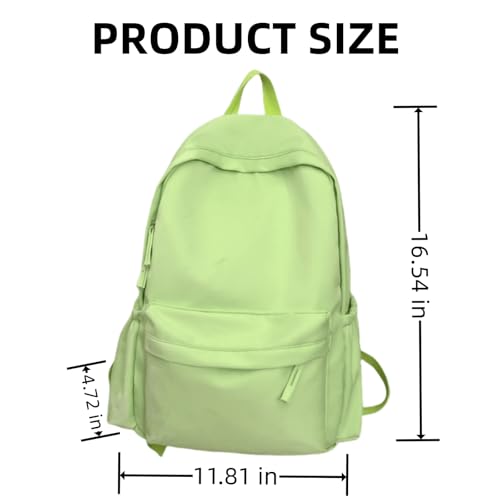 16.54 Inch Backpack for Men Women, Bookbag Waterproof Lightweight Backpack Rucksack Casual Daypack Bag (Black)4