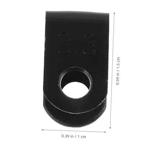 Kit de 1000 clips para cables PRETYZOOM de plástico para gestión segura y eficiente de cables para uso en hogar, oficina y automotriz miniatura 4