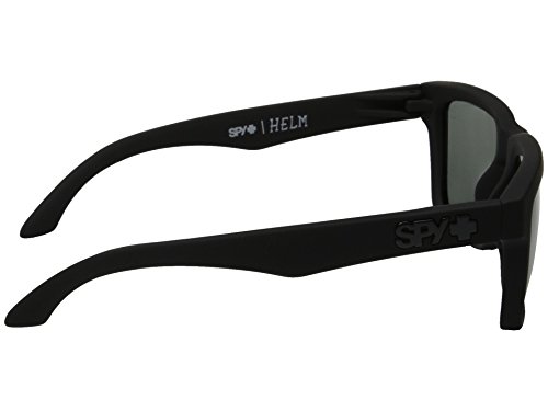 Spy Optic Helm Sunglasses Matte Black w/Grey Green Lens + Sticker3