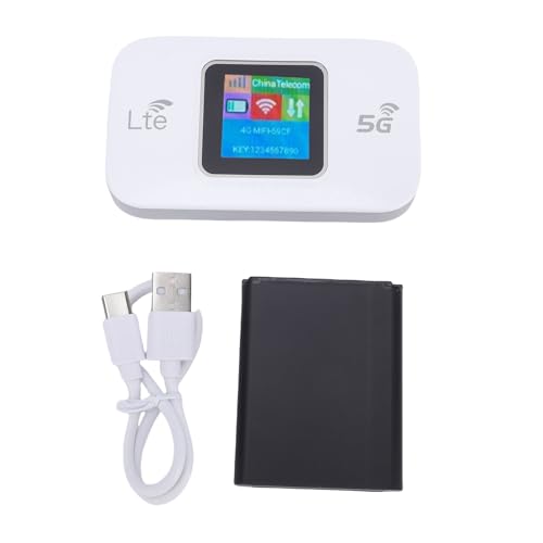 Image of 5G LTE 300Mbps Unlocked Mobile Hotspot Router with SIM Card Slot, Pocket Hotspot Travel Portable Hotspoting Up to 10 Users, for Travel, Business Trip, Work