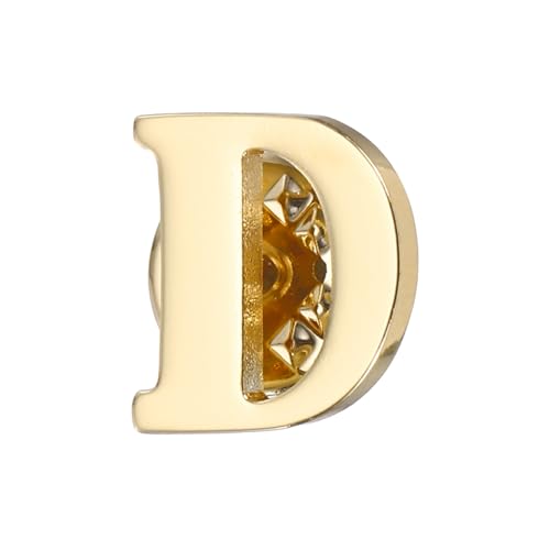 Image of PATIKIL Letter Lapel Pins, Initial Alphabet Collar Pins Letter Brooch Pins for Women Men Shirt Dress Suits