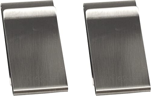 Stephanie Imports Stainless Steel Double-Sided Boxed Money Clip (Set of 2)2