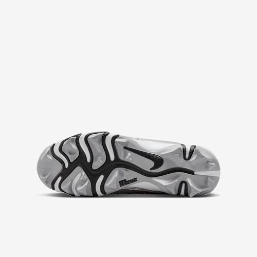 Nike Alpha Menace 4 Shark Big Kids' Football Cleats (IF0115-001, Photon Dust/Wolf Grey/Metallic Silver/Black)2