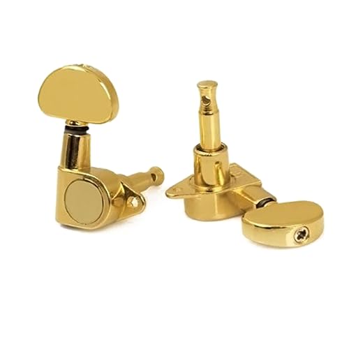 TOYANDONA 6 Pièces Mécaniques guitare boutons guitares accordeur guitare guitarlélé v guitare accordeur de guitare en demi-cercle cheville de guitare dorée réglage Composant - Les Beatles, Paul McCartney, John Lennon, RIngo Starr, George Harrison TOYANDONA 6 Pièces Mécaniques guitare boutons guitares accordeur guitare guitarlélé v guitare accordeur de guitare en demi-cercle cheville de guitare dorée réglage Composant