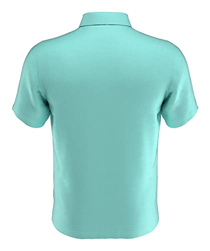 PGA TOUR Boys' Shadow Palm Print Short Sleeve Golf Polo Shirt2